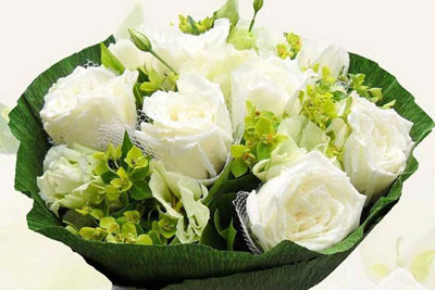 9朵白<a href='https://www.861230.com/guanhuazhiwu/6595.html' target='_blank'><u>玫瑰</u></a>的花语是什么?