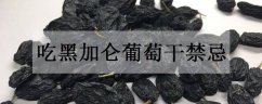 吃黑加仑葡萄干禁忌 食用注意事项