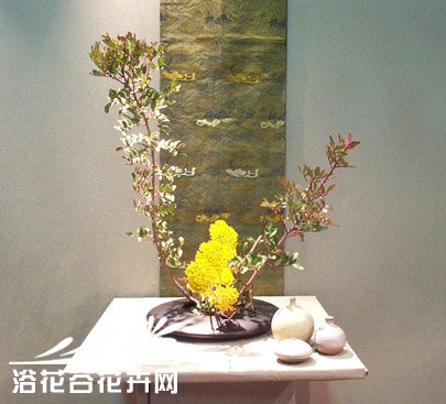 日本插花欣赏(图)