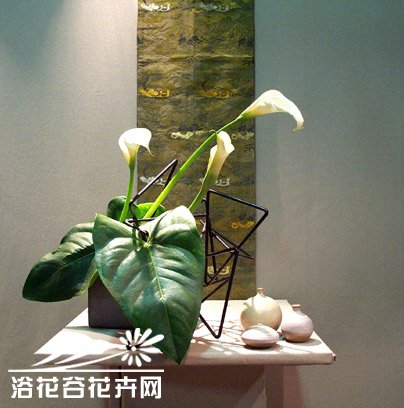日本插花欣赏(图)