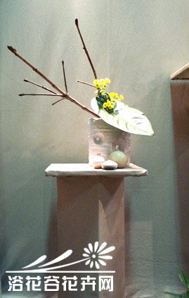 日本插花欣赏(图)