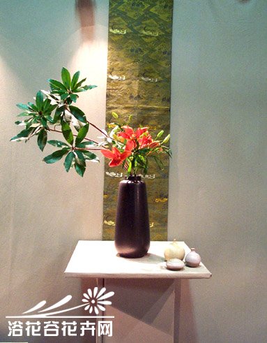 日本插花欣赏(图)